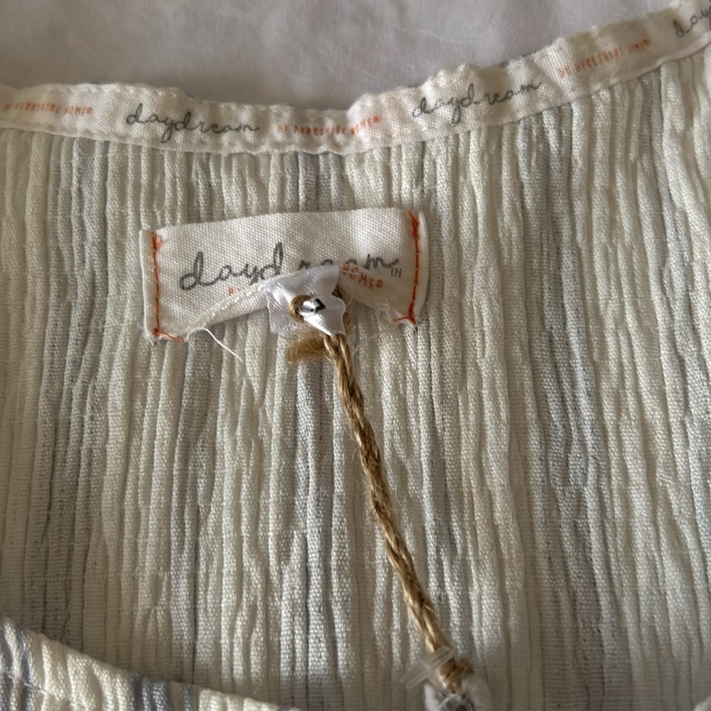 Christopher & Banks White Gray Ribbed Boxy Tank Top - Picture 5 of 6